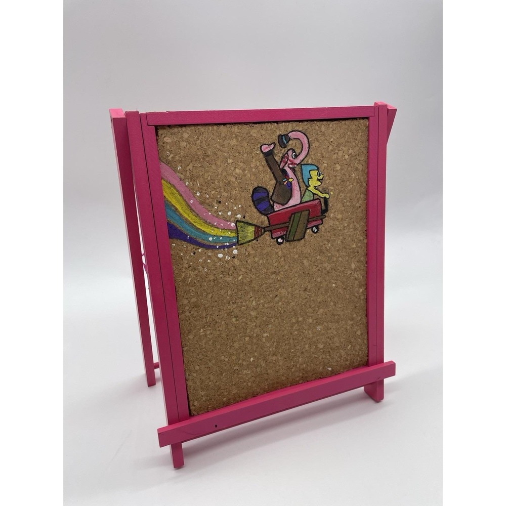 Disney Hand Painted Inside Out Pin Board Cork Board Bing Bong, Joy,‎ Pin Display